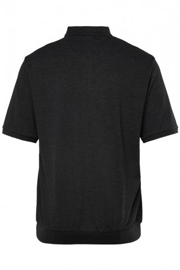 Men+ 264 Polo bellyfit Noir - Polos - Polos homme grande taille