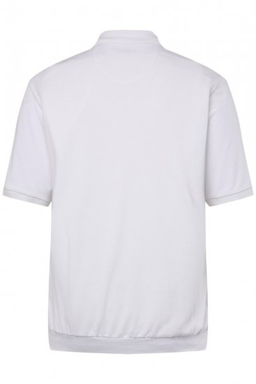 Men+ 264 Polo bellyfit Blanc - Polos - Polos homme grande taille