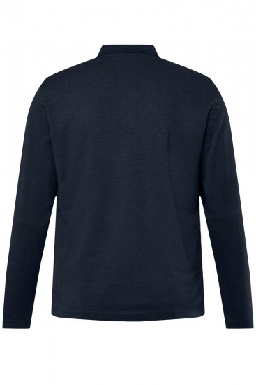Men+ 270 Polo manches longues Bleu marine - Polos - Polos homme grande taille