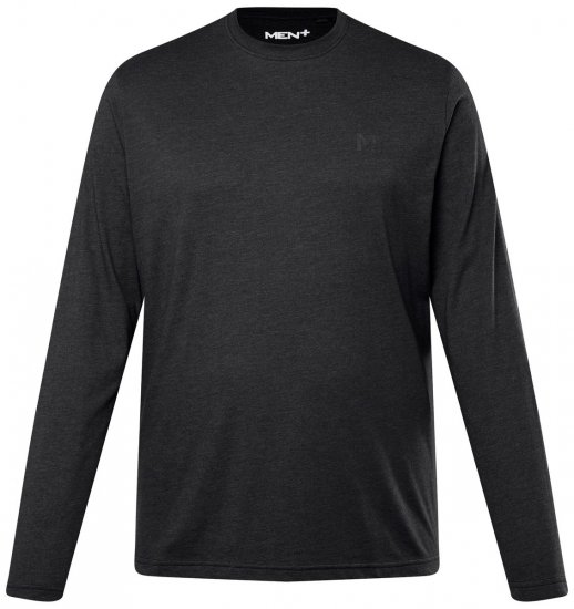 Men+ 307 T-shirt manches longues Noir - T-shirts - T-shirts Homme Grande Taille