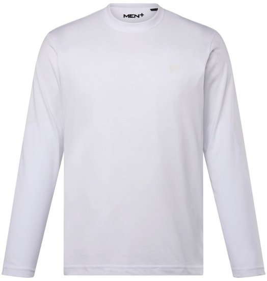 Men+ 307 T-shirt manches longues Blanc - T-shirts - T-shirts Homme Grande Taille