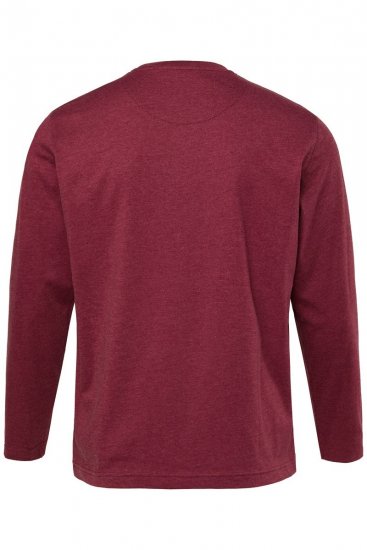Men+ 307 T-shirt manches longues Aubergine - T-shirts - T-shirts Homme Grande Taille