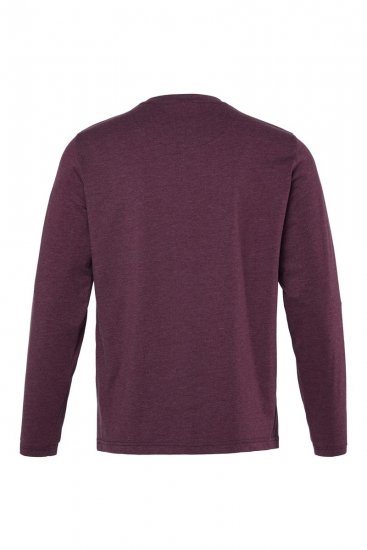 Men+ 307 T-shirt manches longues Prune foncé - T-shirts - T-shirts Homme Grande Taille
