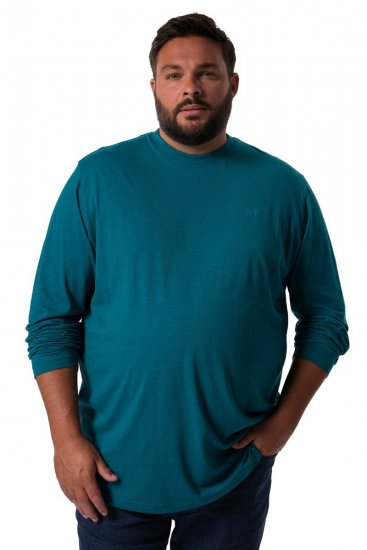 Men+ 307 T-shirt manches longues Bleu gris - T-shirts - T-shirts Homme Grande Taille