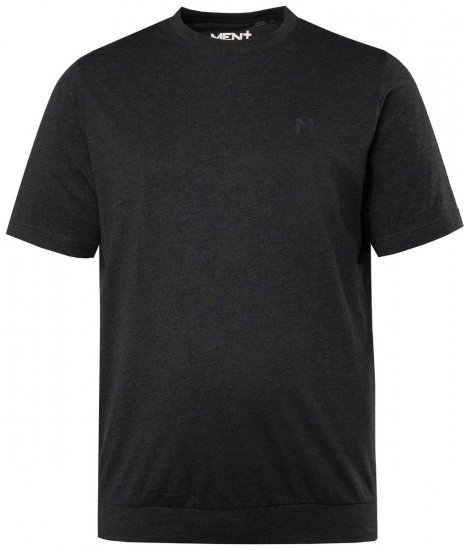 Men+ 308 T-shirt bellyfit Noir - T-shirts - T-shirts Homme Grande Taille