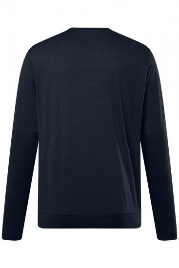 Men+ 313 T-shirt manches longues bellyfit Bleu marine - T-shirts - T-shirts Homme Grande Taille