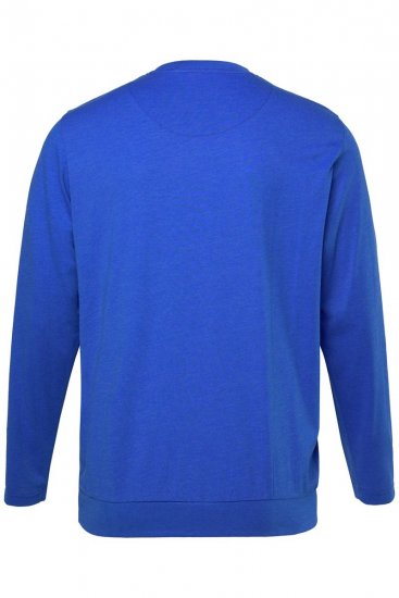Men+ 313 T-shirt manches longues bellyfit Bleu cobalt - T-shirts - T-shirts Homme Grande Taille