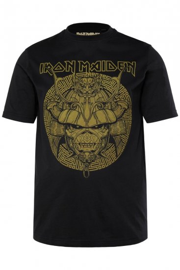 JP1880 Iron Maiden Samurai Eddie T-Shirt Black - T-shirts - T-shirts Homme Grande Taille