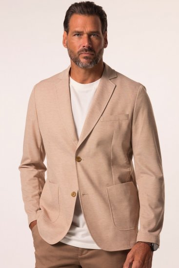 JP1880 836698 Blazer en qualité stretch Beige - Costumes - Costumes grandes tailles 