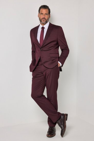 JP1880 Amalfi Flexnamic Blazer Bordeaux - Costumes - Costumes grandes tailles 