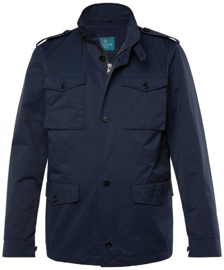 Boston Park 779 Veste field à col montant Bleu marine - Vestes - Vestes homme grandes tailles