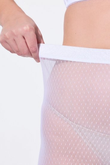 Ulla Popken 836805 Panty anti-frottement à pois Blanc - Panties anti-frottement - 