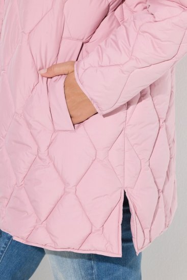 Ulla Popken 837208 Veste matelassée Vieux rose - Vestes - Vestes grande taille pour femme