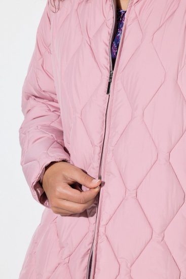 Ulla Popken 837208 Veste matelassée Vieux rose - Vestes - Vestes grande taille pour femme