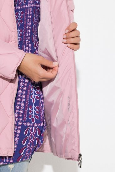Ulla Popken 837208 Veste matelassée Vieux rose - Vestes - Vestes grande taille pour femme