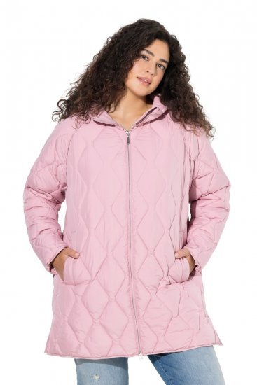 Ulla Popken 837208 Veste matelassée Vieux rose - Vestes - Vestes grande taille pour femme