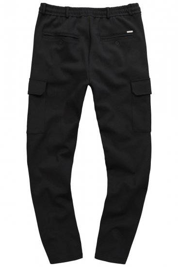 JP1880 New York Flexnamic Pantalon en jersey à poches cargo Noir - Costumes - Costumes grandes tailles 