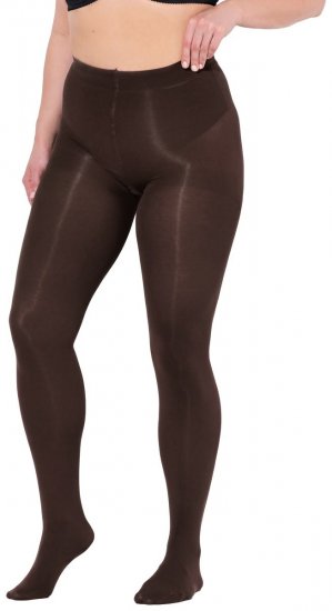 Ulla Popken 837870 Collant 100 den Marron - Collants & chaussettes - 