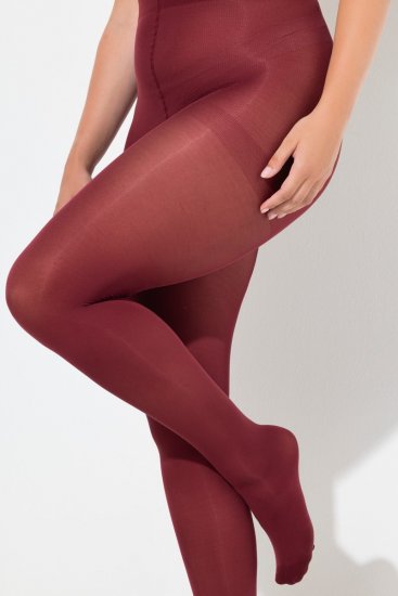 Ulla Popken 837870 Collant 100 den Bordeaux - Collants & chaussettes - 