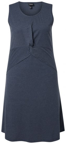 Ulla Popken 837874 Robe en jersey sans manches Bleu marine - Robes en jersey - 