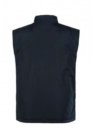 Boston Park 877 Gilet à col montant et fermeture éclair Bleu marine - Vestes - Vestes homme grandes tailles