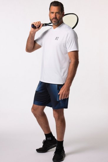 JP1880 FLEXNAMIC® GeoMotion Tennis Shorts Dark Blue - Sport & outdoor - Sport & plein air grande taille