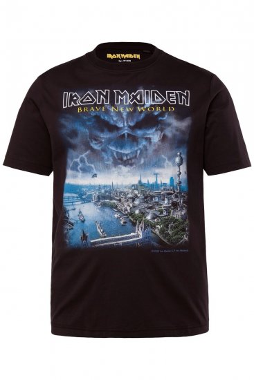 JP1880 Iron Maiden Brave New World T-Shirt Black - T-shirts - T-shirts Homme Grande Taille