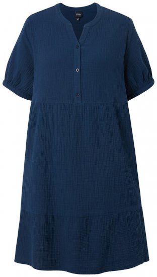 Ulla Popken 838567 Robe à manches courtes Multicolore - Robes midi - Robes mi-longues pour femmes rondes