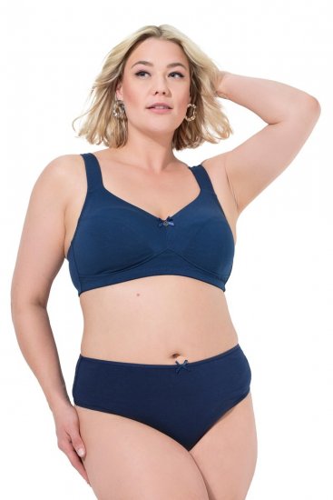 Ulla Popken 838637 Strings lot de 3 Bleu marine - Culottes - 