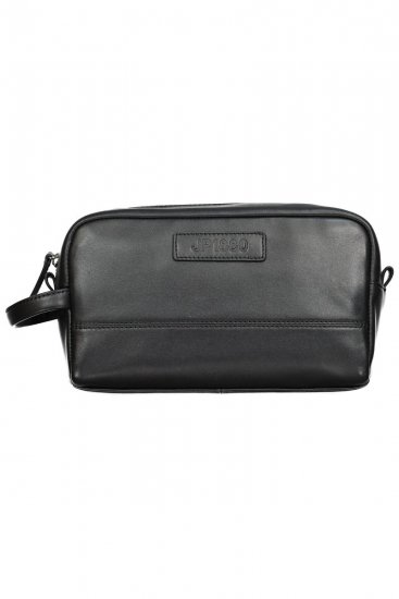 JP1880 838834 Trousse de toilette en cuir Noir - Sacs - 