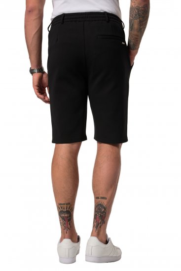 JP1880 Jersey Bermuda Chino Shorts Flexnamic Black - Shorts - Shorts hommes grande taille