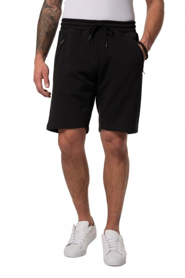JP1880 Bermuda Sweatshorts Stomach Fit Black - Pantalons/shorts de survêtement - Survêtement/jogging grandes tailles