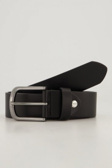 JP1880 839374 Ceinture aspect cuir à boucle métallique Noir - Accessoires - Les accessoires pour homme