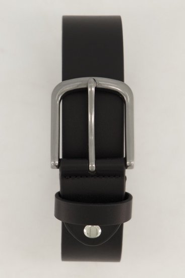 JP1880 839374 Ceinture aspect cuir à boucle métallique Noir - Accessoires - Les accessoires pour homme