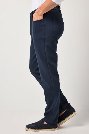 JP1880 New York Flexnamic Pantalon en jersey à cinq poches Bleu marine - Costumes - Costumes grandes tailles 