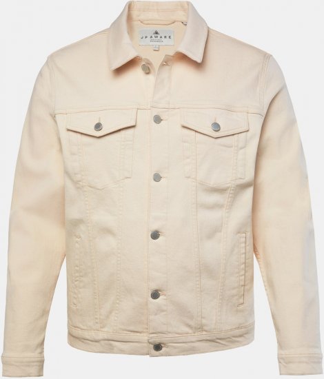 JP1880 839551 Veste en jean en coton biologique Beige clair - Vestes - Vestes homme grandes tailles