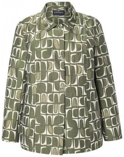 Ulla Popken 839781 Veste Gris - Vestes - Vestes grande taille pour femme