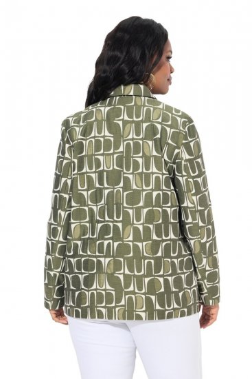 Ulla Popken 839781 Veste Gris - Vestes - Vestes grande taille pour femme