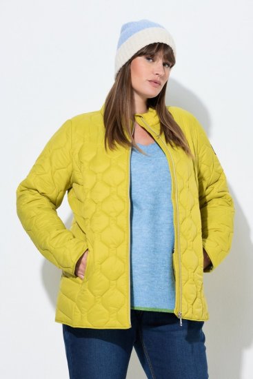 Ulla Popken 840050 Veste matelassée Bleu clair - Vestes - Vestes grande taille pour femme