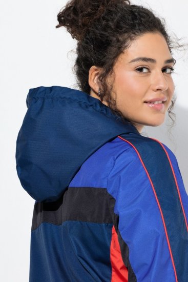 Ulla Popken 840094 Veste technique Bleu marine - Vestes - Vestes grande taille pour femme