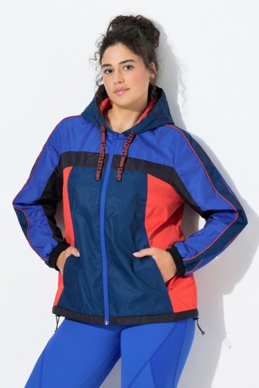 Ulla Popken 840094 Veste technique Bleu marine - Vestes - Vestes grande taille pour femme