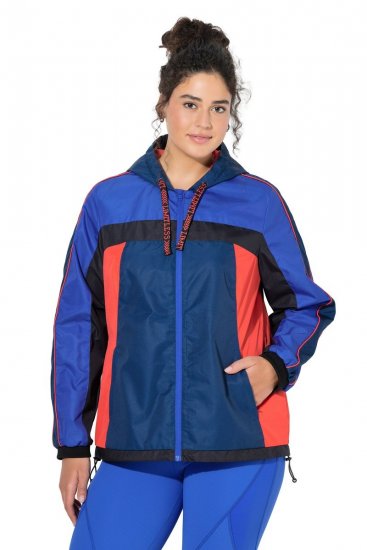 Ulla Popken 840094 Veste technique Bleu marine - Vestes - Vestes grande taille pour femme