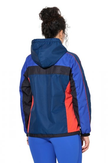 Ulla Popken 840094 Veste technique Bleu marine - Vestes - Vestes grande taille pour femme