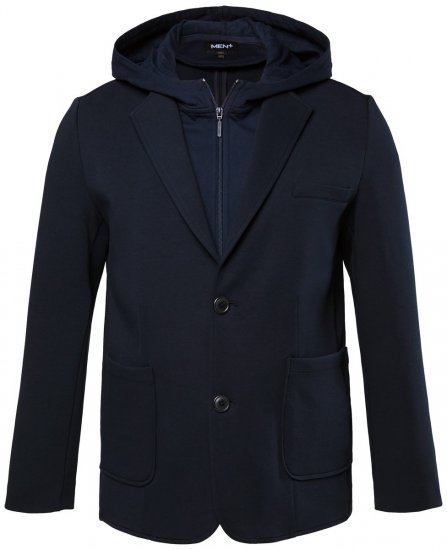 Men+ 205 Bilbao Flexlastic Blazer en jersey Bleu marine - Costumes - Costumes grandes tailles 