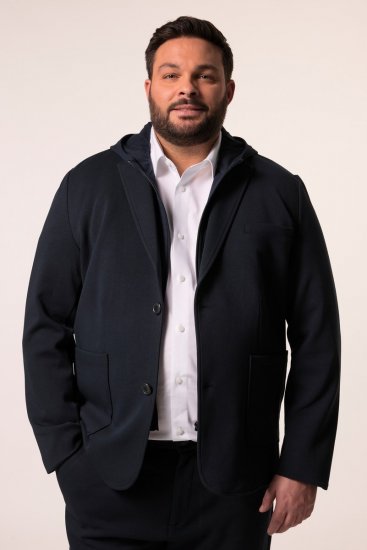 Men+ 205 Bilbao Flexlastic Blazer en jersey Bleu marine - Costumes - Costumes grandes tailles 
