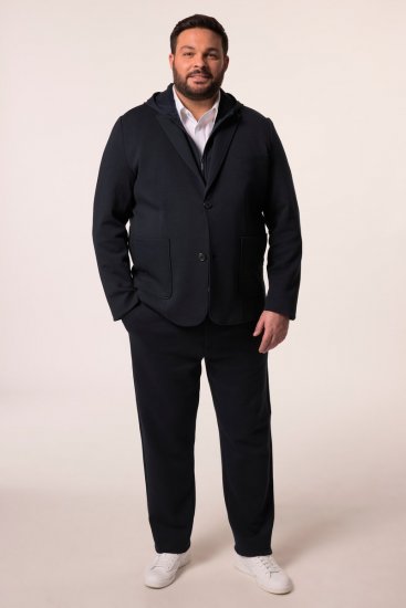 Men+ 205 Bilbao Flexlastic Blazer en jersey Bleu marine - Costumes - Costumes grandes tailles 