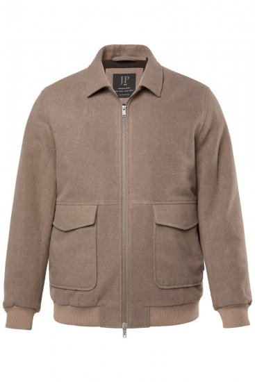 JP1880 Blouson Jacket Lightweight and Warm Brown - Vestes - Vestes homme grandes tailles