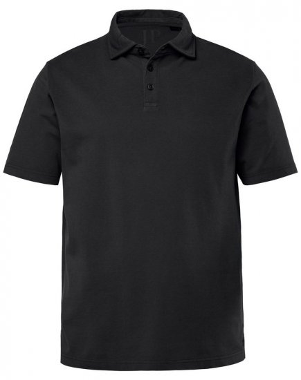 JP1880 Polo Shirt Pique Vintage Black - Polos - Polos homme grande taille