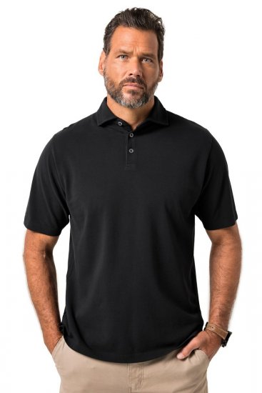 JP1880 Polo Shirt Pique Vintage Black - Polos - Polos homme grande taille
