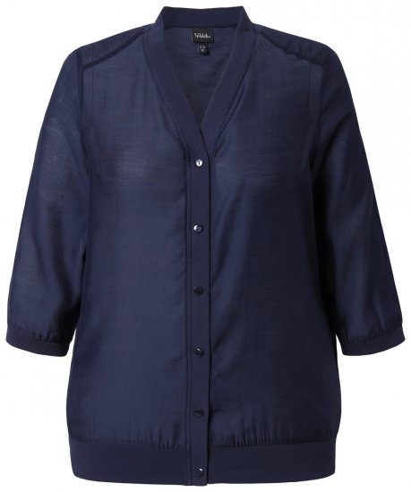 Ulla Popken 841127 Blouse Bleu marine - Ulla Popken - Ulla Popken Grandes Tailles
